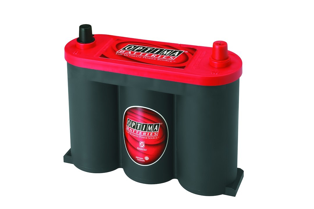 Optima Bat. Battery, Red Top, 6V Bci Group Number, Automotive Engine, 6 Volt, 800 Cold Cranking Amps, Top Terminals, Gel Electrolyte – 8010-044