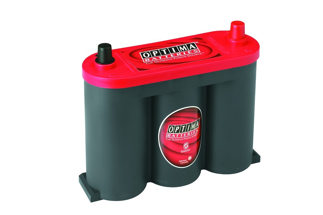 Optima Bat. Battery, Red Top, 6V Bci Group Number, Automotive Engine, 6 Volt, 800 Cold Cranking Amps, Top Terminals, Gel Electrolyte – 8010-044