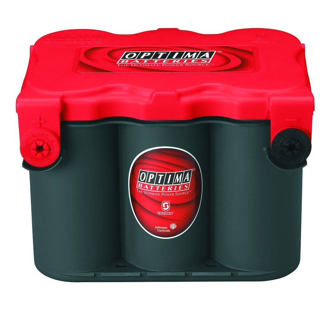 Optima Bat. Battery, Red Top, 78 Bci Group Number, Automotive Engine, 12 Volt, 800 Cold Cranking Amps, Threaded Stud Side Terminal – 8078-109