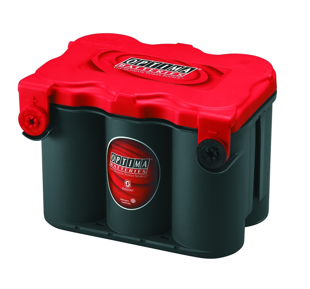 Optima Bat. Battery, Red Top, 78 Bci Group Number, Automotive Engine, 12 Volt, 800 Cold Cranking Amps, Threaded Stud Side Terminal – 8078-109
