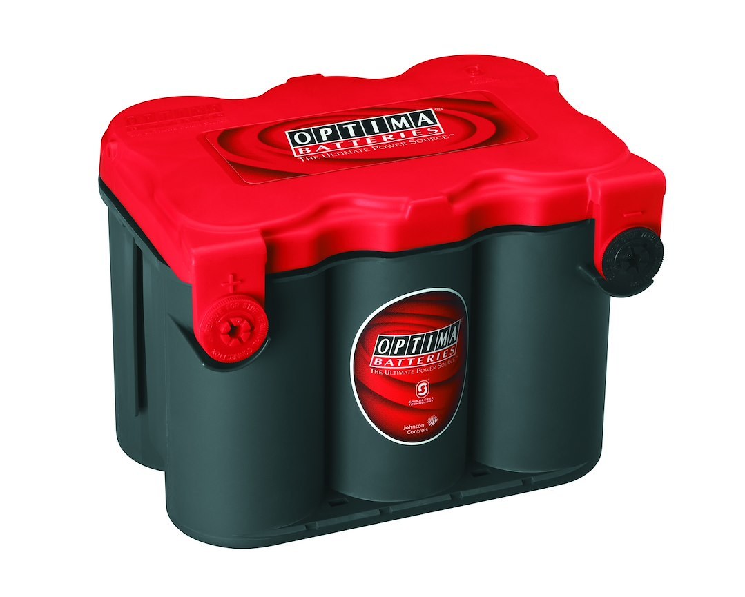 Optima Bat. Battery, Red Top, 78 Bci Group Number, Automotive Engine, 12 Volt, 800 Cold Cranking Amps, Threaded Stud Side Terminal – 8078-109