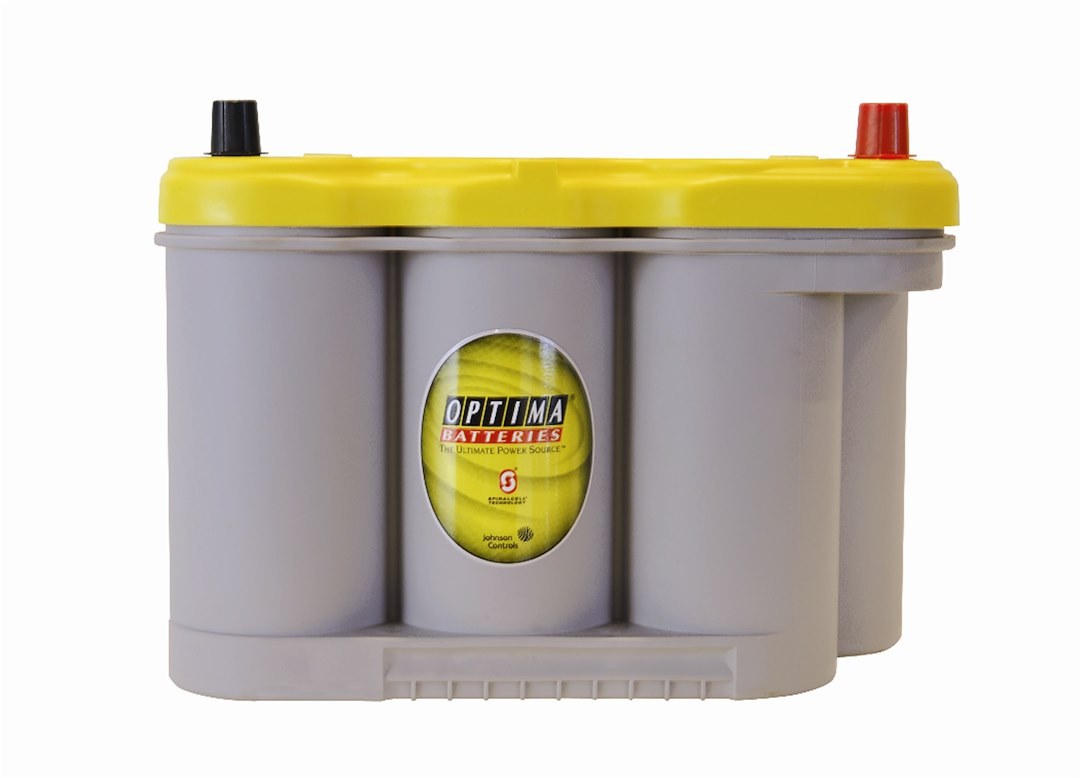 Optima Bat. Battery, Yellow Top, D27F Bci Group Number, Automotive Engine, 12 Volt, 830 Cold Cranking Amps – 8037-127