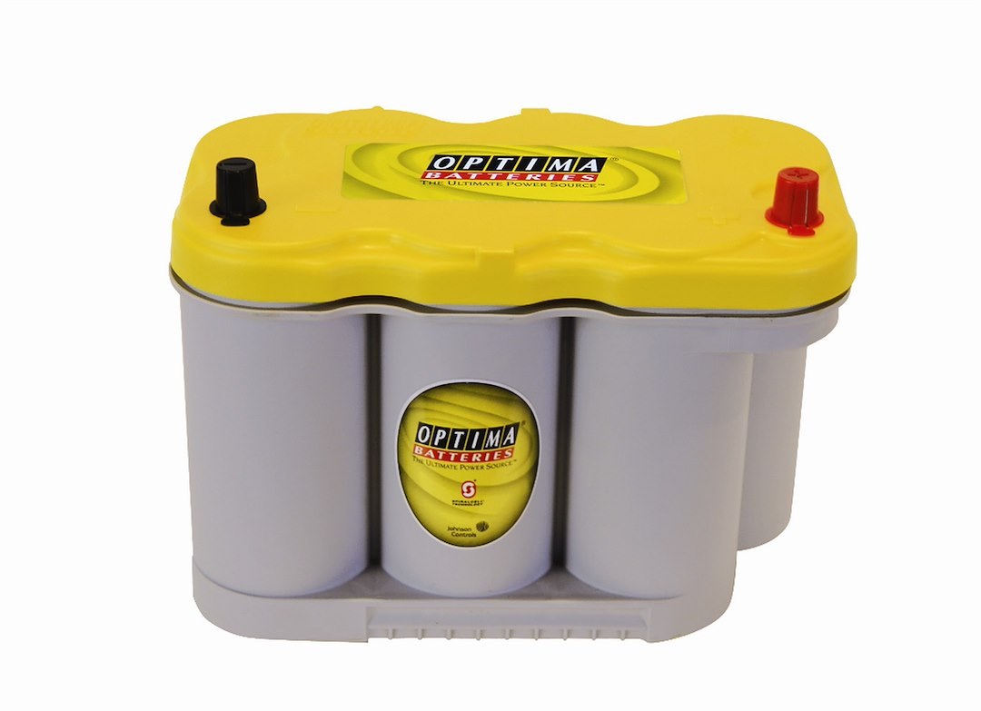 Optima Bat. Battery, Yellow Top, D27F Bci Group Number, Automotive Engine, 12 Volt, 830 Cold Cranking Amps – 8037-127