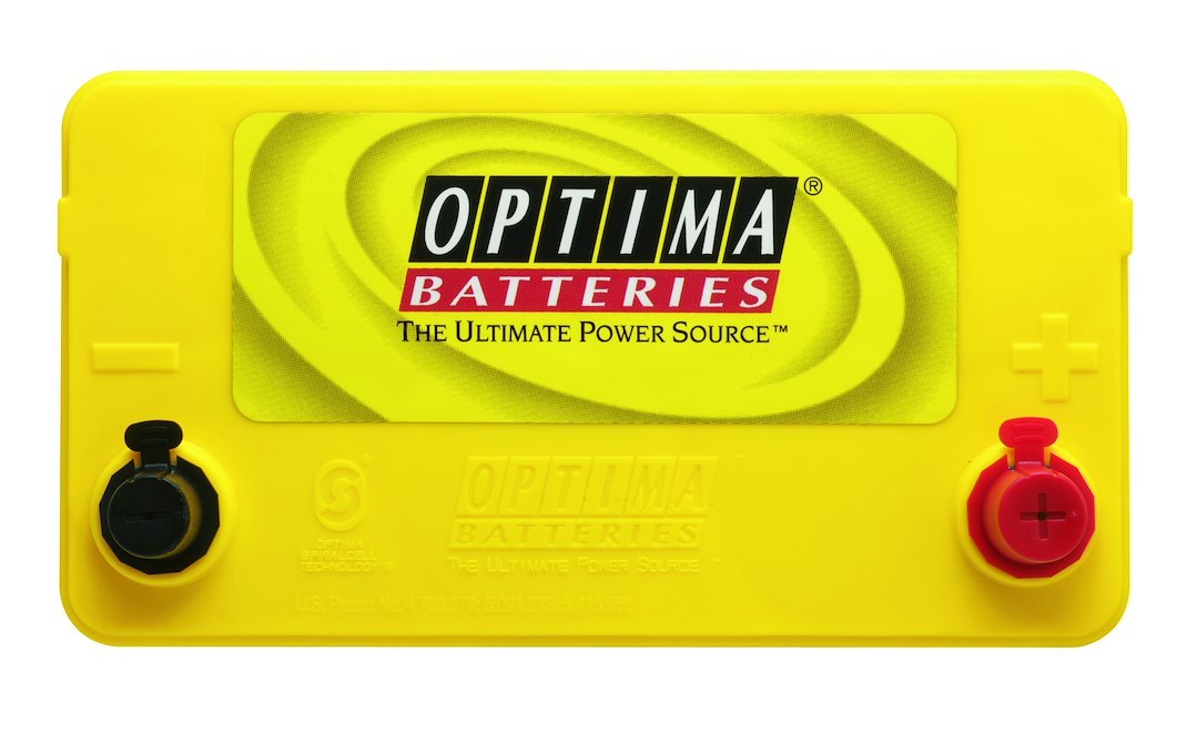 Optima Bat. Battery, Yellow Top, D51R Bci Group Number, Automotive Engine, 12 Volt, 450 Cold Cranking Amps – 8073-167