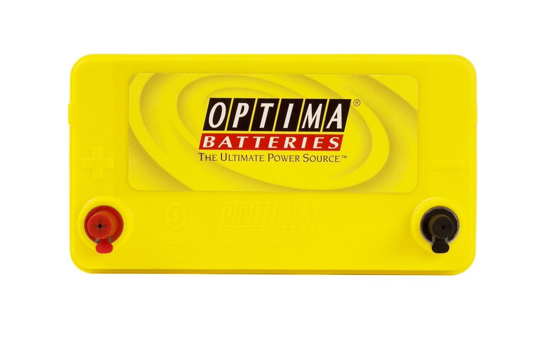 Optima Bat. Battery, Yellow Top, DS46B24R Bci Group Number, Prius Engine/ Direct Fit Replacement, 12 Volt, Top Terminals, Gel Electrolyte – 8171-767