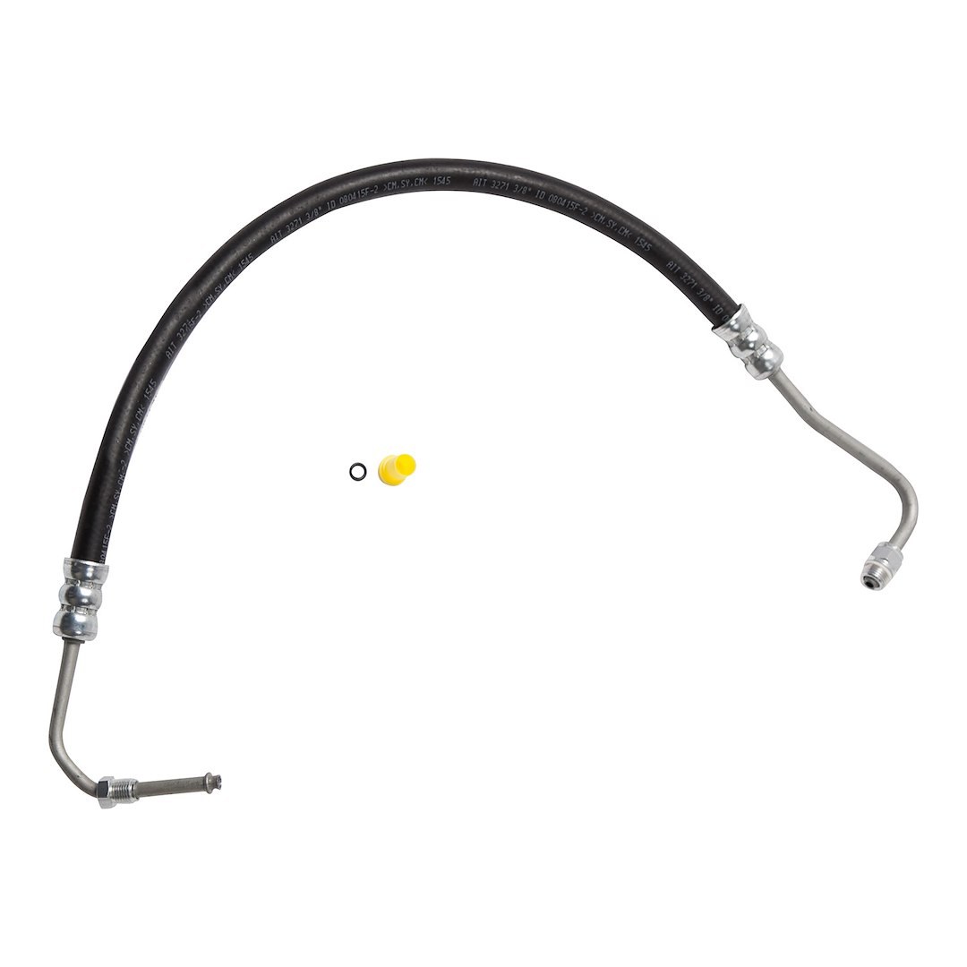 Omega Power Steering Hose, Pressure Line Hose, 3/8 Inch Swivel O-Ring Type III X 5/16 Inch Male O-Ring X 35-1/4 Inch Length – 1275