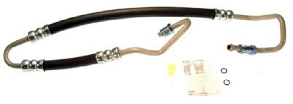 Omega Power Steering Hose, Pressure Line Hose, 16 Millimeter Male O-Ring X 18 Millimeter Male O-Ring X 48-3/8 Inch Length – 30163