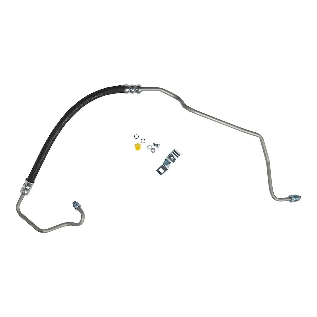 Omega Power Steering Hose, Pressure Line Hose, 16 Millimeter Male O-Ring X 18 Millimeter O-Ring X 50-3/4 Inch Length – 30214