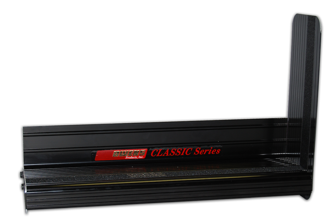 Owens Running Board, Classic Pro, Black, Extruded Aluminum, Unlighted, Mounting Bracket Required, 4 Inch Rise, Full Cab Length – OCF7481ACB-01