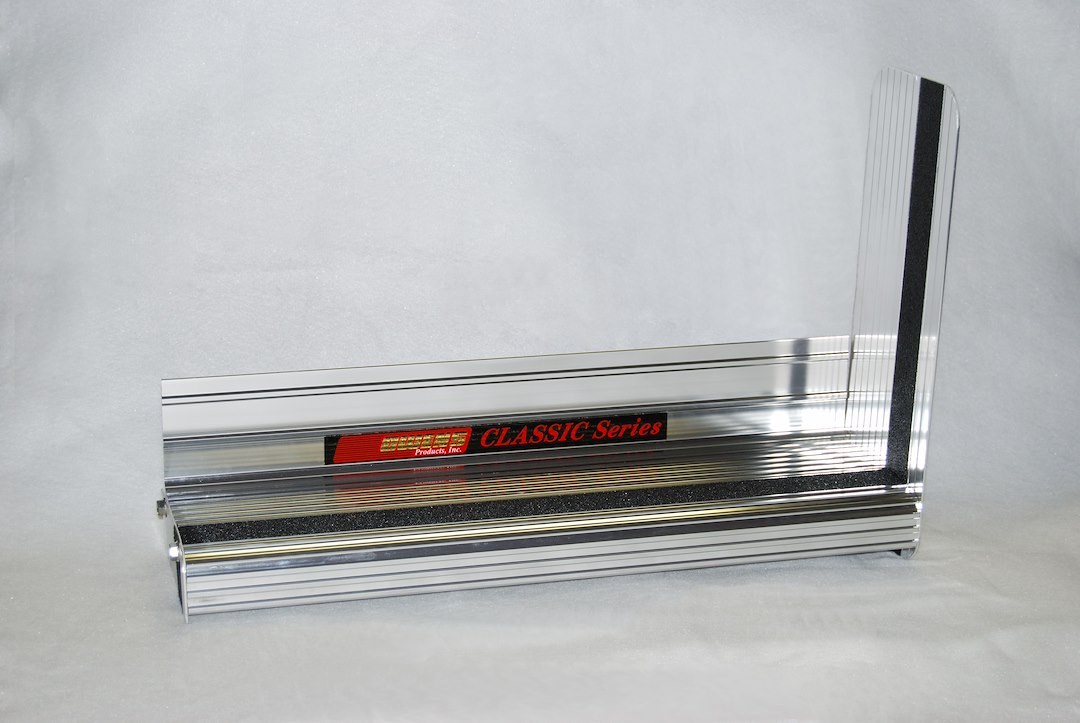 Owens Running Board, Classic Pro, Silver, Extruded Aluminum, Unlighted, Frame Body Mount Bolts, With Custom Brackets, 4 Inch Rise – OCT7493ECX