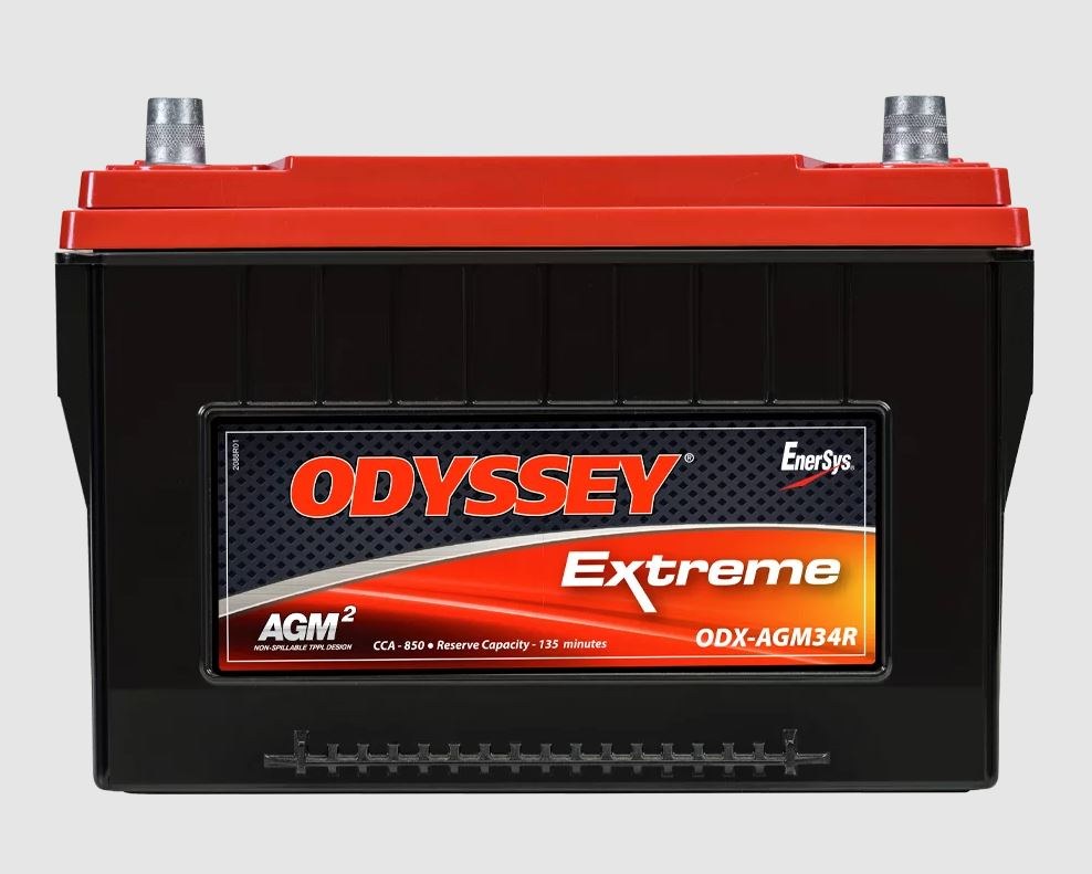 Odyssey Battery, Extreme Series, Group 34R, 12 Volt, 850 Cold Cranking Amps/ 1500 Pulse Hot Cranking Amps, SAE Terminal – 34R-PC1500
