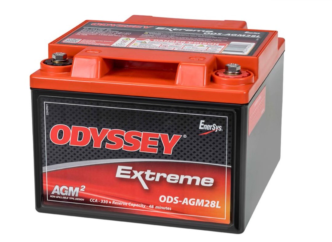 Odyssey Battery, Extreme Series, 12 Volt, 330 Cold Cranking Amps/ 900 Pulse Hot Cranking Amps – ODS-AGM28L