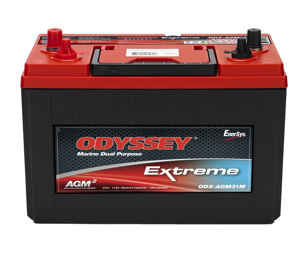 Odyssey Battery, Extreme Series, 31 Group Size, 12 Volt, 1150 Cold Cranking Amps/ 2150 Pulse Hot Cranking Amps – ODX-AGM31M