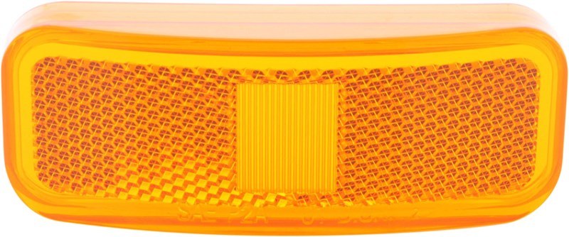 Optronics Turn Signal-Parking-Side Marker Light Lens, Amber Lens, Oval, For Reflex/ Clearance/ Side Marker Lights – A44ABP