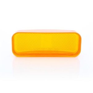 Optronics Turn Signal-Parking-Side Marker Light Lens, Amber Lens, Oval, For Reflex/ Clearance/ Side Marker Lights – A44ABP
