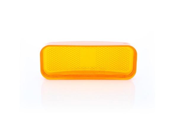 Optronics Turn Signal-Parking-Side Marker Light Lens, Amber Lens, Oval, For Reflex/ Clearance/ Side Marker Lights – A44ABP
