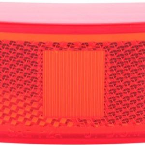 Optronics Turn Signal-Parking-Side Marker Light Lens, Red Lens, Oval, For Reflex/ Clearance/ Side Marker Lights – A44RBP