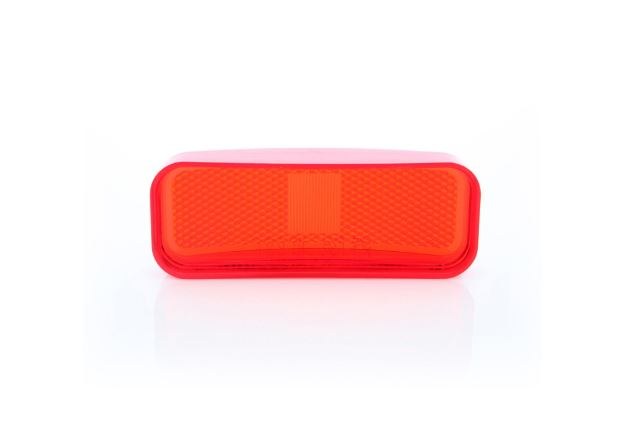 Optronics Turn Signal-Parking-Side Marker Light Lens, Red Lens, Oval, For Reflex/ Clearance/ Side Marker Lights – A44RBP