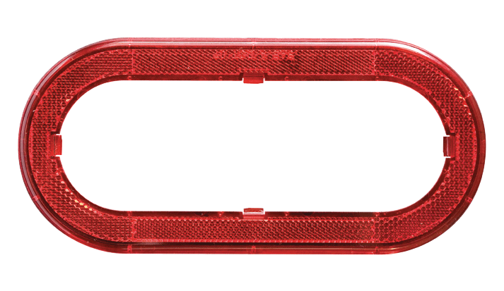 Optronics Parking Light Trim, Red, Snap-On Mount, Single – A78RXBP