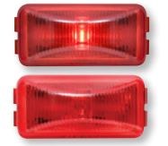 Optronics Clearance Light, AL90 Series, LED, Rectangular, 2-1/2 Inch Length X -1-1/4 Inch Width X 1 Inch Depth, Red Lens – AL90RK
