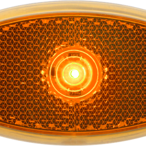 Optronics Trailer Light, MCL0030 Series, Marker/ Clearance Light, LED, Oval Shape, Yellow, 4 Inch Width X 2 Inch Height X 7 Inch Depth – MCL0030ABBP