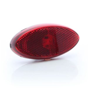 Optronics Trailer Light, MCL0030 Series, Marker/ Clearance Light, LED, Oval, Red, 4 Inch Length X 2 Inch Width X 0.7 Inch Height – MCL0030RBBP