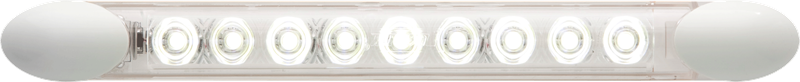 Optronics Interior Light – LED, Opti-Brite ™, 9 LED Strip, 9-5/8 Inch Width X 1 Inch Height X 5/8 Inch Depth, White Housing/ White LED – ILL70CB