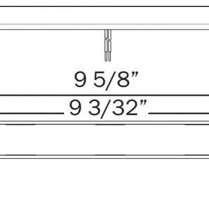Optronics Interior Light – LED, Opti-Brite ™, 9 LED Strip, 9-5/8 Inch Width X 1 Inch Height X 5/8 Inch Depth, White Housing/ White LED – ILL70CB