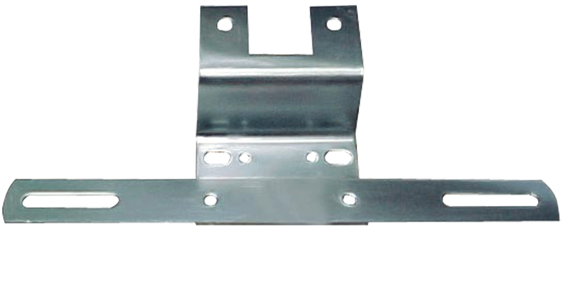 Optronics License Plate Bracket, Black, Zinc Plated Steel – LP15SBP