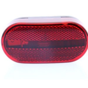 Optronics Trailer Light, MC31 Series, Marker/ Clearance Light, Incandescent, Oblong Shape, Red – MC31RS