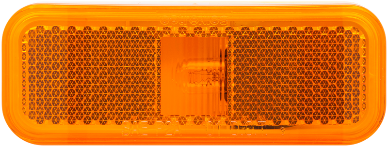 Optronics Clearance Light, MC44 Series, Incandescent, Rectangular, 4 Inch Length X 1-1/2 Inch Width X 15/16 Inch Depth, Amber Lens – MC44ABP
