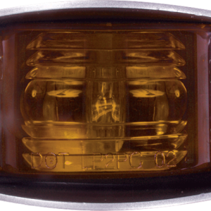 Optronics Trailer Light, MC82 Series, Marker/ Clearance Light, Incandescent Bulb, 12 Volt, Rectangular, Yellow Lens – MC82AB