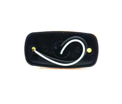 Optronics Clearance Light, LED, Oblong, 4 Inch Length X 2 Inch Width X 1 Inch Depth, Amber Lens, Black ABS Housing, With Reflex Lens – MCL0032ABS