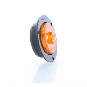 Optronics Trailer Light, MCL52 Series, Marker/ Clearance Light, LED Bulb, 12 Volt, Round, Yellow Lens – MCL52AB
