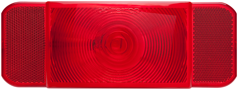 Optronics Trailer Light, RVST60 Series, Stop/Turn/Tail Light, Incandescent Bulb, Rectangular, Red – RVST60P