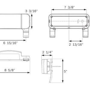 Optronics Trailer Light, RVST61 Series, Stop/Turn/Tail Light, Incandescent Bulb, Rectangular, Red – RVST61P