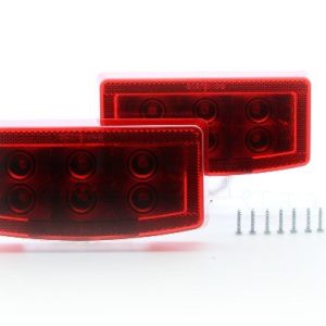 Optronics Trailer Light, Stop/ Turn/ Tail Light, Non Submersible, LED, Oblong Arched Design, 12 Volt DC, Acrylic Lens and Plastic Housing – RVSTL20K
