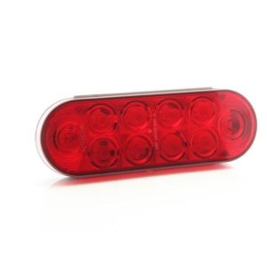 Optronics Trailer Light, STL72 Series, Stop/Turn/Tail Light, LED Bulb, Oval, Red, 6.43 Inch Length X 2.3 Inch Width X 1-3/4 Inch Depth – STL72RB