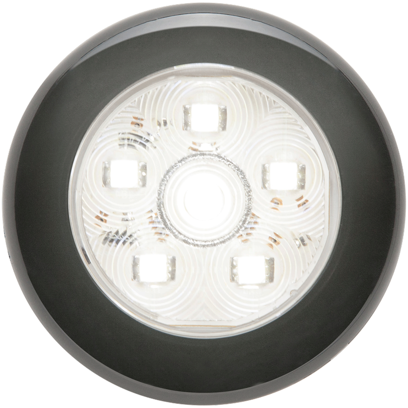 Optronics Work Light, UCL60 Series, 3 Inch Diameter X 3/8 Inch Depth Round, Touch Switch 6-LED Utility Light, Surface Mount – UCL60CSBB