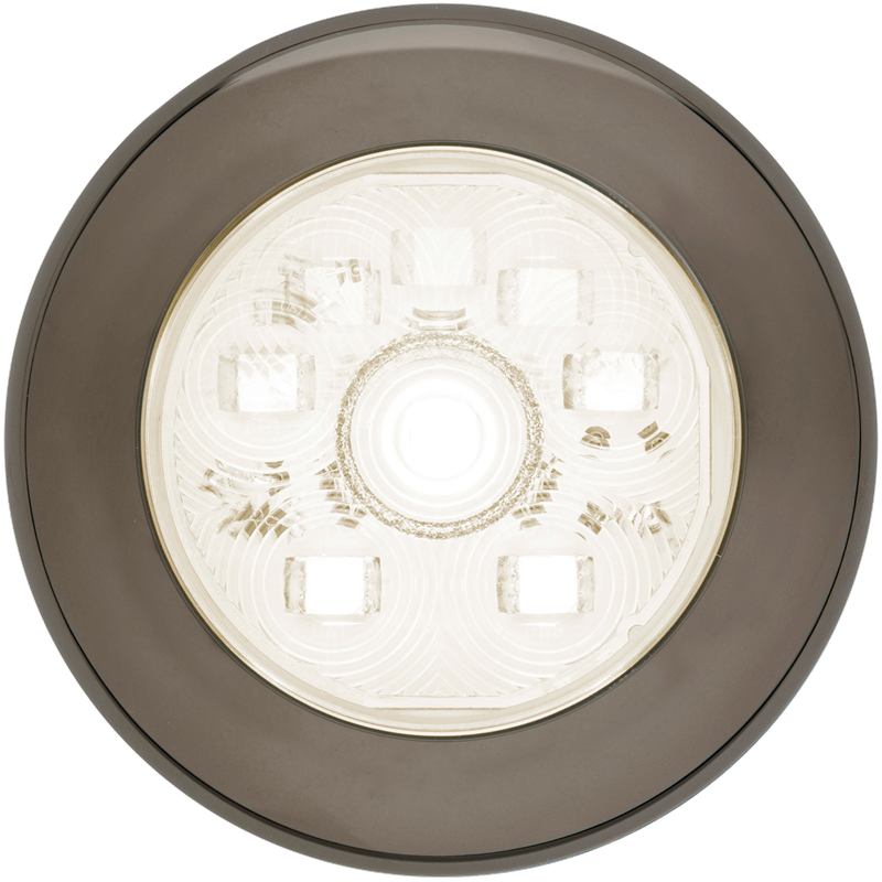 Optronics Work Light, Touch Switch 6-LED Utility Light, Surface Mount, Clear, Waterproof, With Warm White LED/ Brushed Nickel Trim Ring – UCL60CSWNB