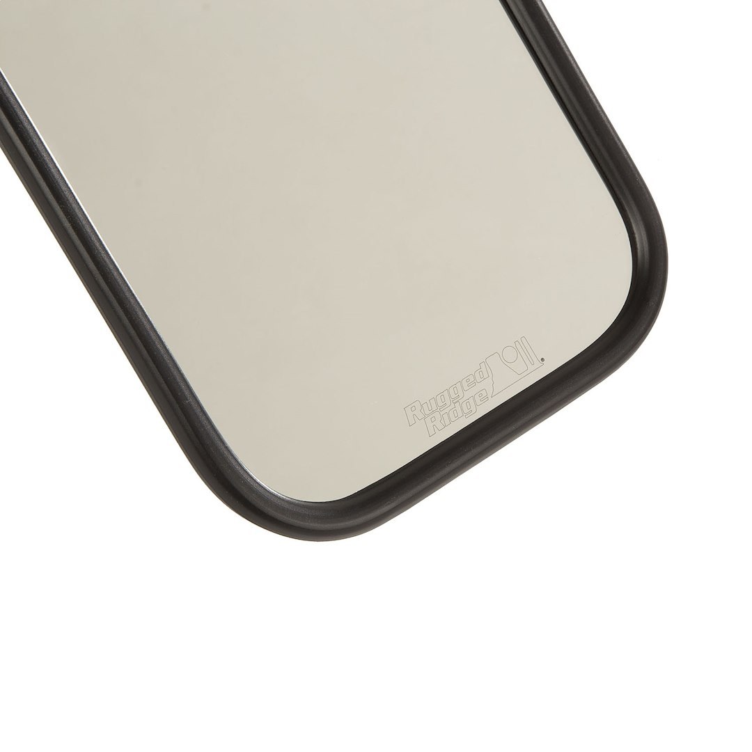 Rugged Ridge Exterior Mirror, Trail, Aftermarket Conversion, Set of 2, Black, Manual, Foldaway, Without Heated Mirrors – 11025.26