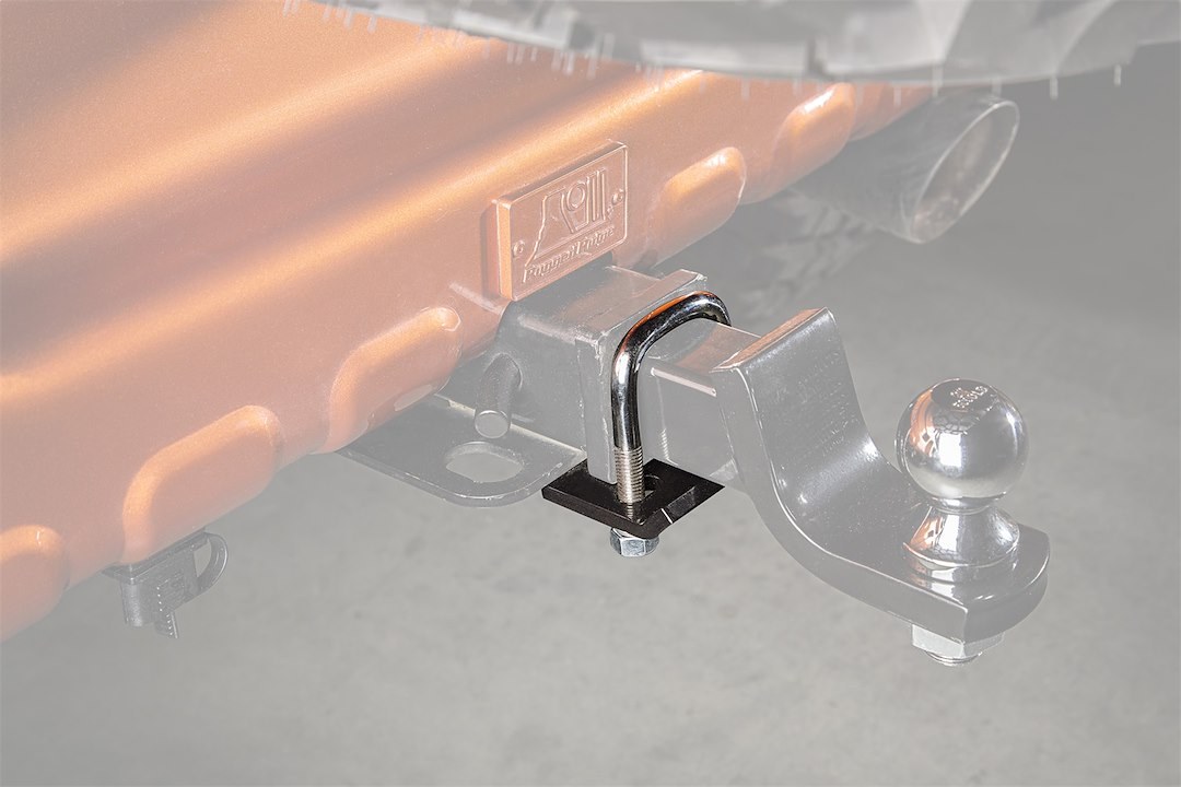 Rugged Ridge Trailer Hitch Receiver Tube Anti Rattle Bracket, 2 Inch Receiver – 11237.15