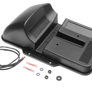 Rugged Ridge License Plate Relocation Kit, Relocates to Fender, Illuminated, With Two LED Light Bolts/ Installation Hardware – 11238.16