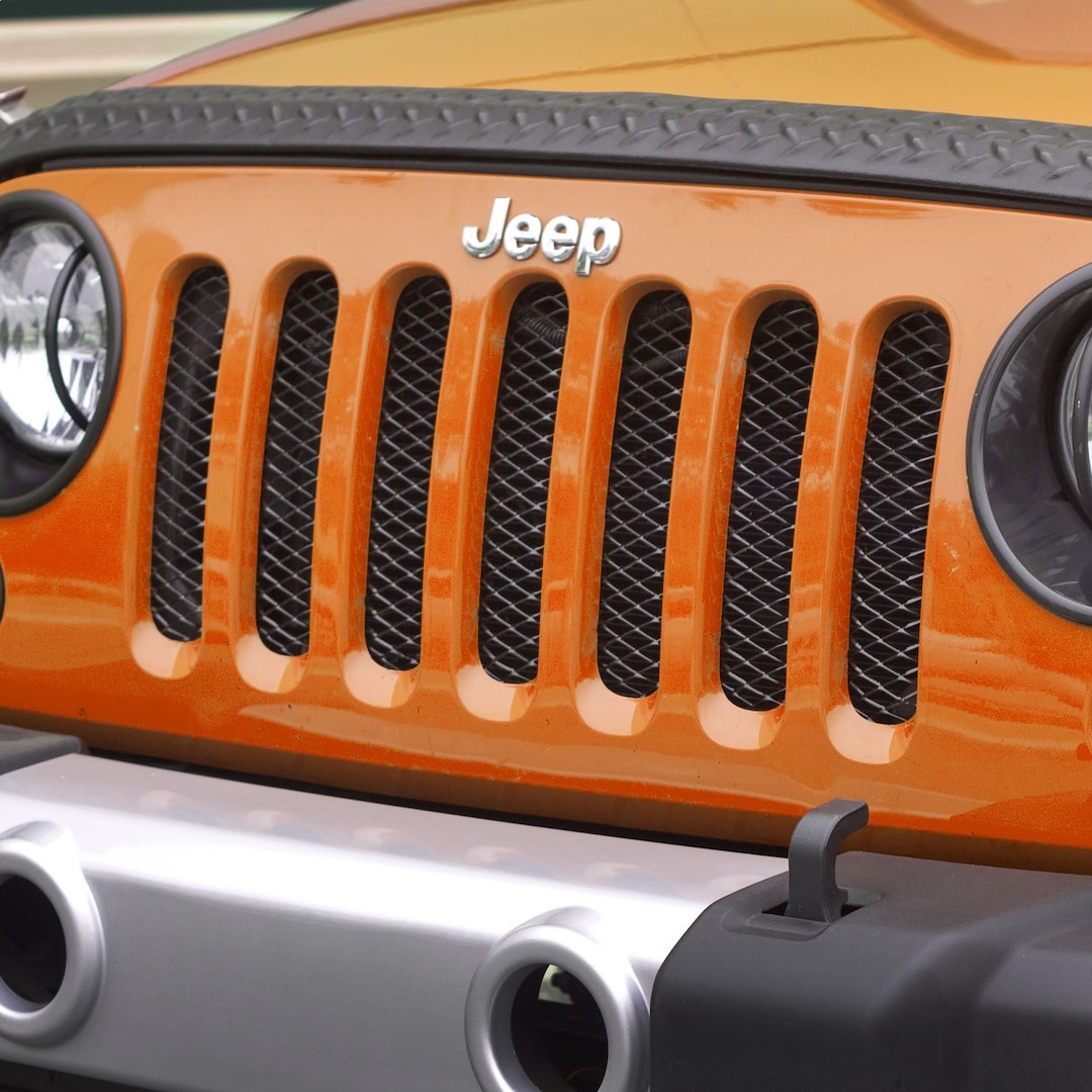 Rugged Ridge Grille Insert, Overlay, Mesh, Without Cutout, Powder Coated, Gloss Black – 11401.31