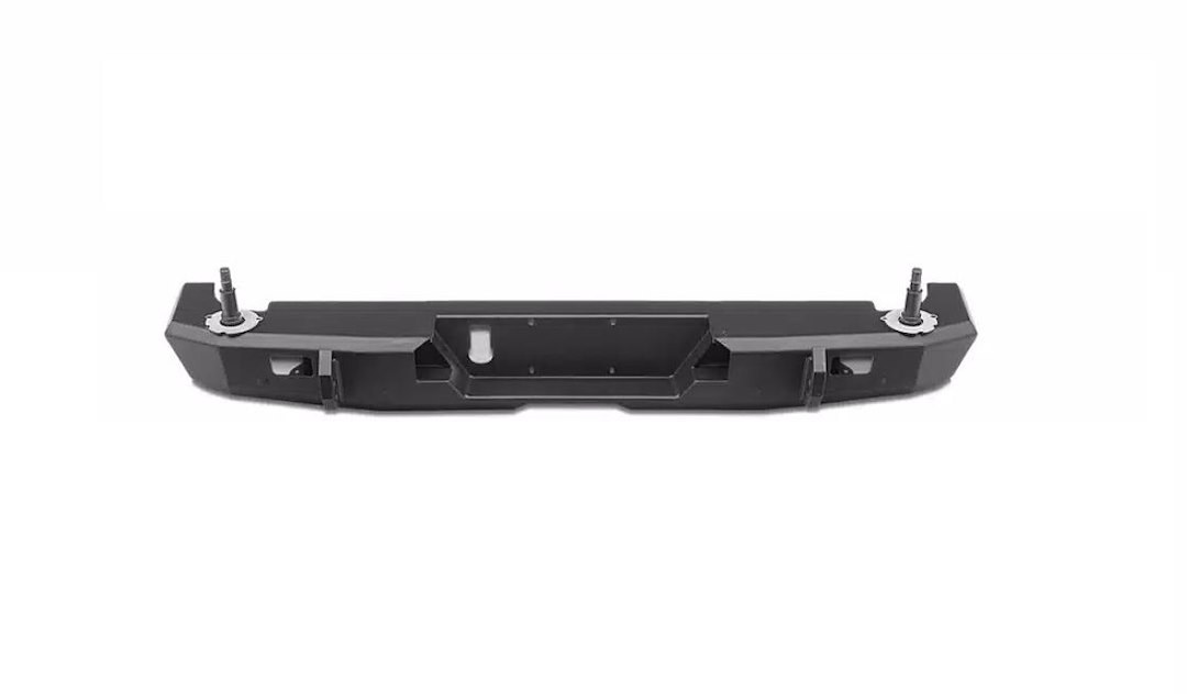 Rugged Ridge Bumper, Wingmate, Modular Design, Mounting Hardware Included, Compatible with OE Hitch, With D-Ring Mounts, With Light Cutouts – 11540.38
