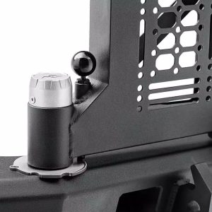 Rugged Ridge Molle Cargo Panel, Wingmate, Multi Purpose Accessory Mount, For Use with Rugged Ridge Wingmate Bumper, Bolt on, Textured – 11540.41