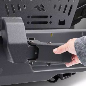 Rugged Ridge Molle Cargo Panel, Wingmate, Multi Purpose Accessory Mount, For Use with Rugged Ridge Wingmate Bumper, Bolt on, Textured – 11540.41