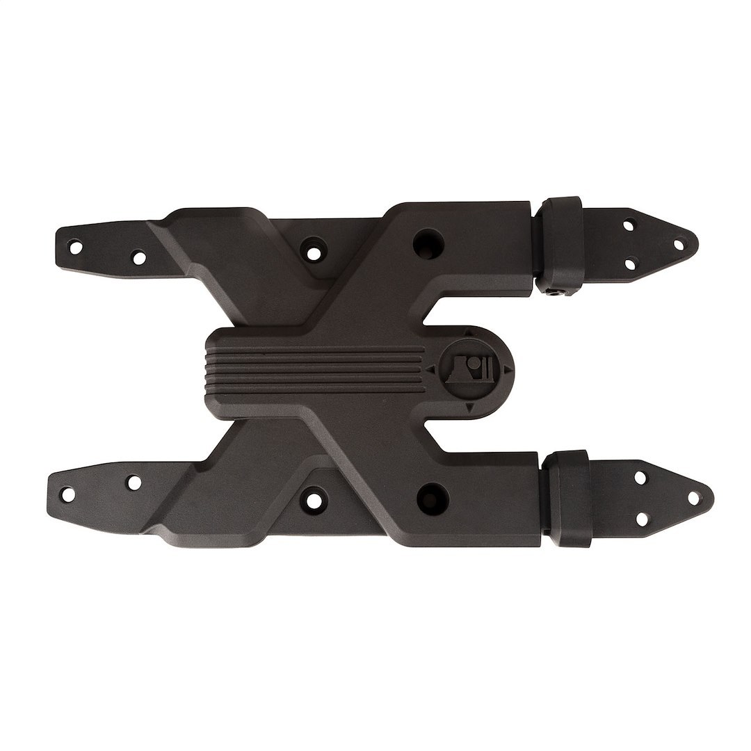 Rugged Ridge Tailgate Hinge, Spartacus, Black, Die Cast Aluminum, Single – 11546.56
