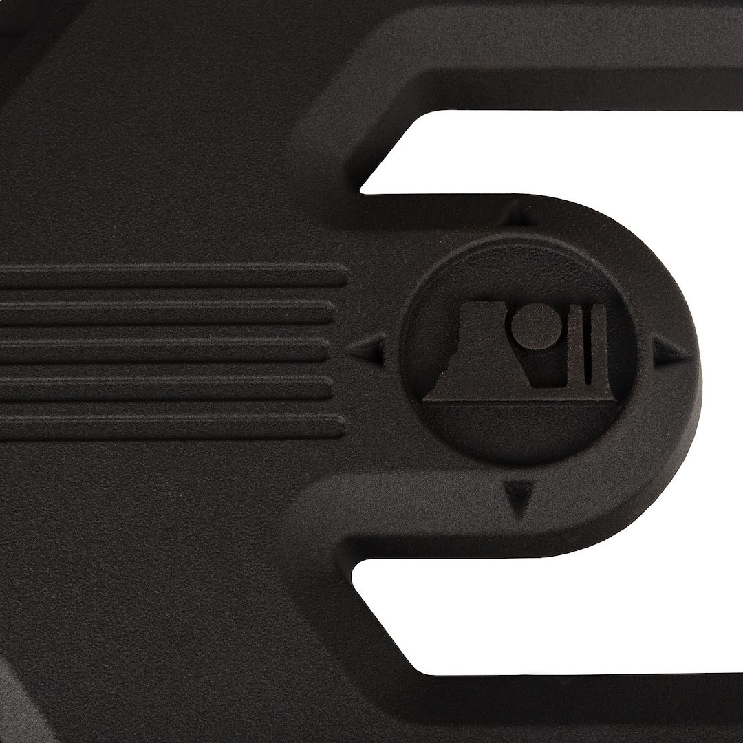 Rugged Ridge Tailgate Hinge, Spartacus, Black, Die Cast Aluminum, Single – 11546.56