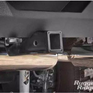 Rugged Ridge Trailer Hitch Rear, Class III, 2 Inch Receiver, 2000 Pound Weight Carrying Capacity/200 Pound Tongue Weight – 11580.10